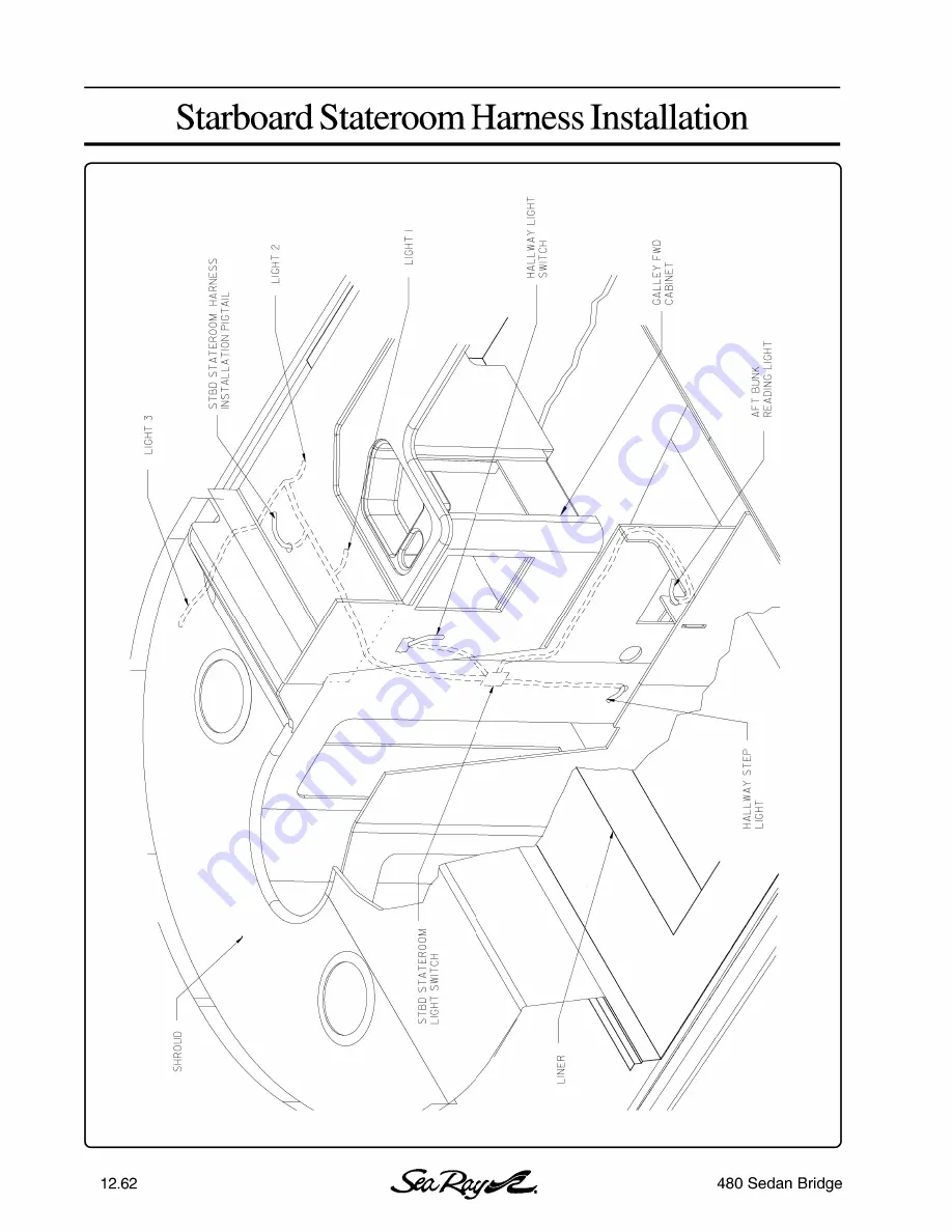 Sea Ray 480 Sedan Bridge Owner'S Manual Supplement Download Page 62