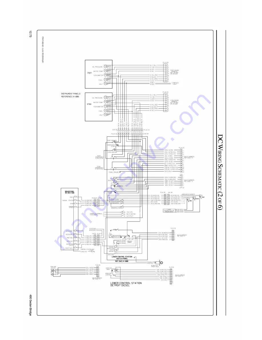 Sea Ray 480 Sedan Bridge Owner'S Manual Supplement Download Page 73