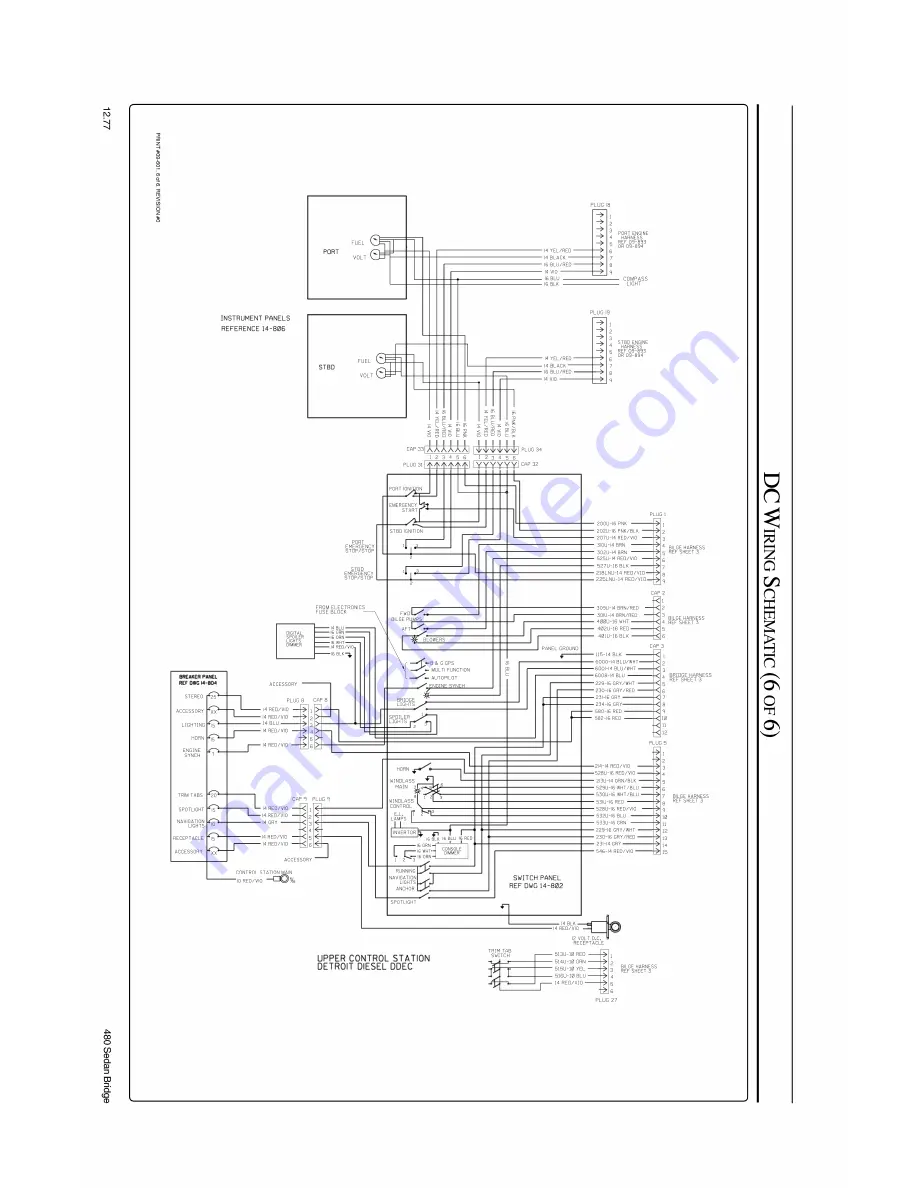 Sea Ray 480 Sedan Bridge Owner'S Manual Supplement Download Page 77