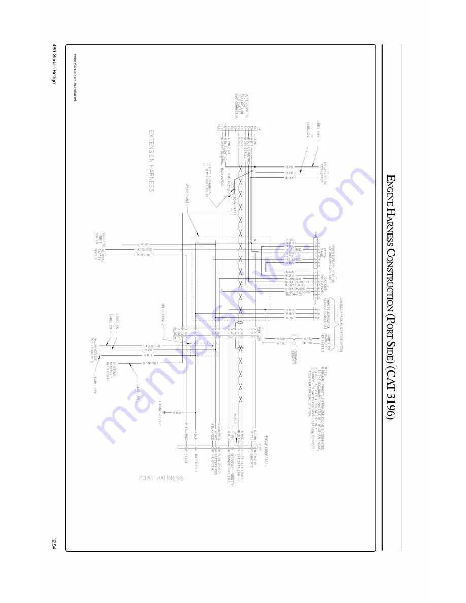 Sea Ray 480 Sedan Bridge Owner'S Manual Supplement Download Page 94