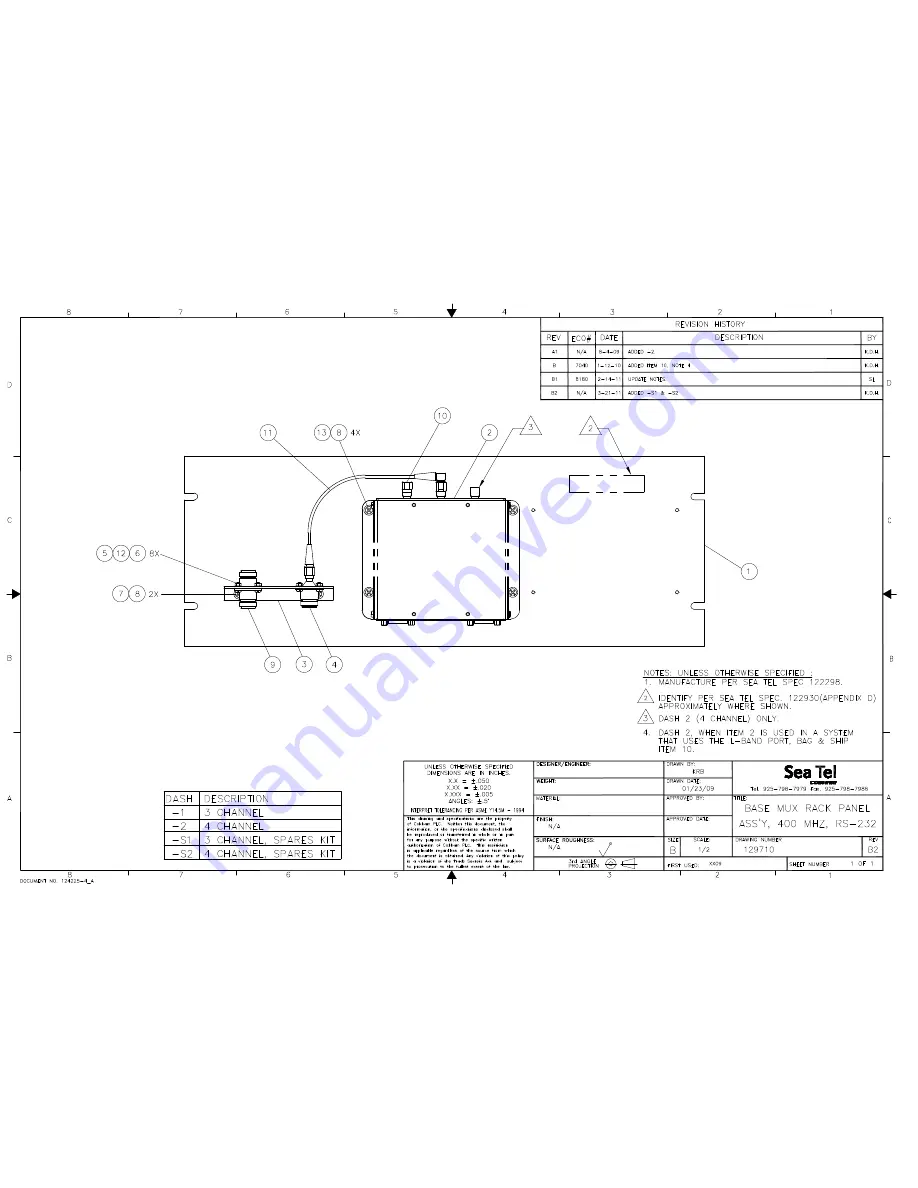 Sea Tel 3011W-91 Скачать руководство пользователя страница 147