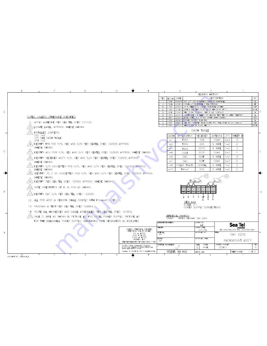 Sea Tel 4009-9 BROADBAND-AT-SEA Скачать руководство пользователя страница 123