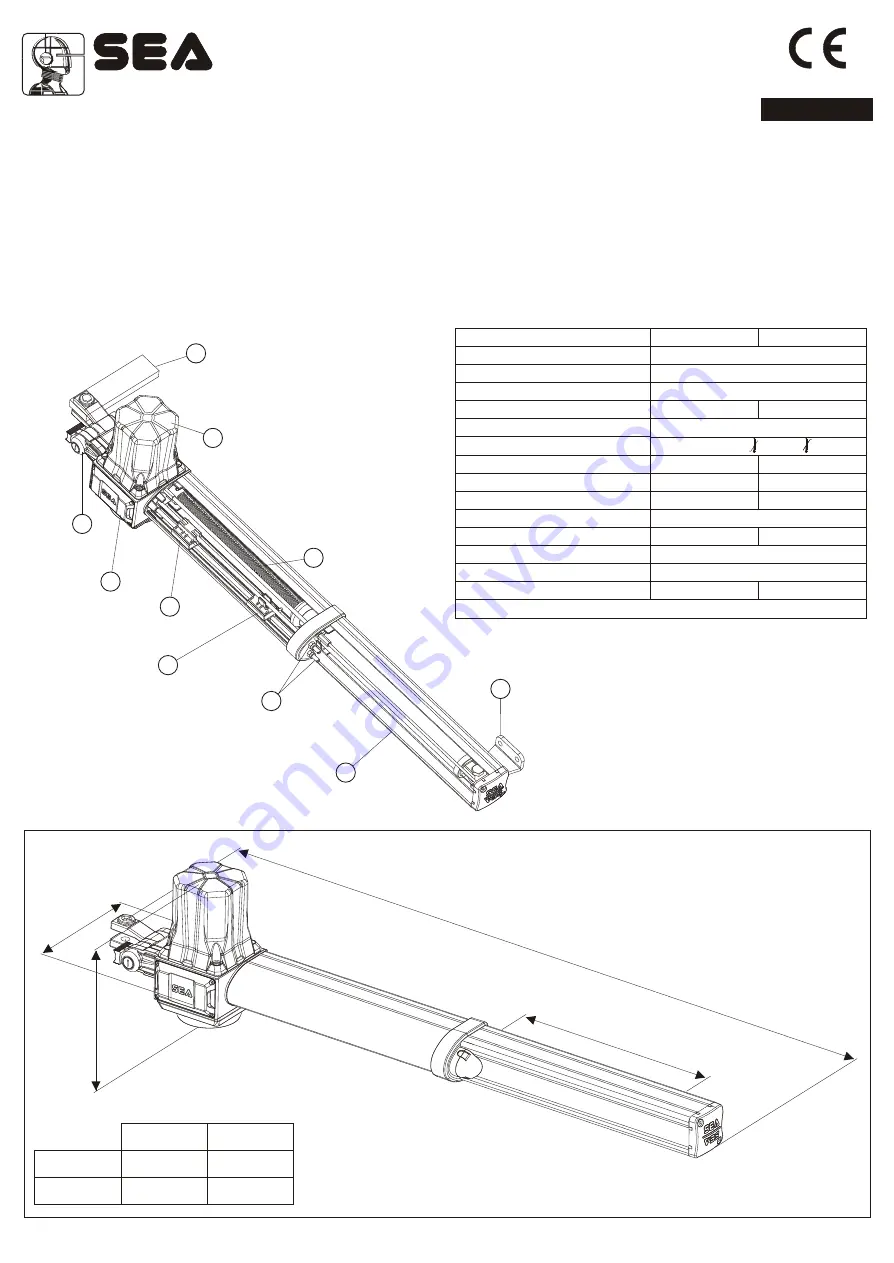 SEA ALPHA 200 PLUS Manual Download Page 1