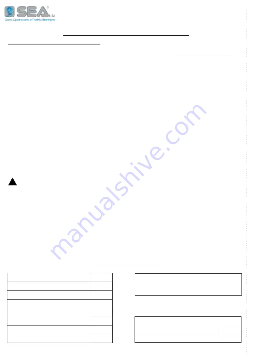 SEA ORION BOX 24V Manual Download Page 2