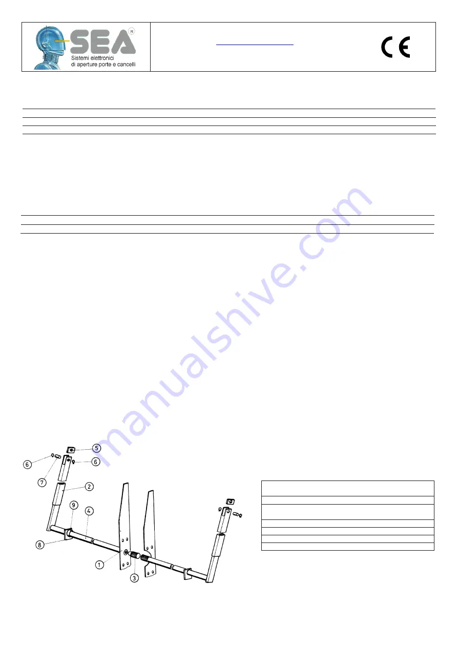 SEA SCUTI Installation Instructions Manual Download Page 20