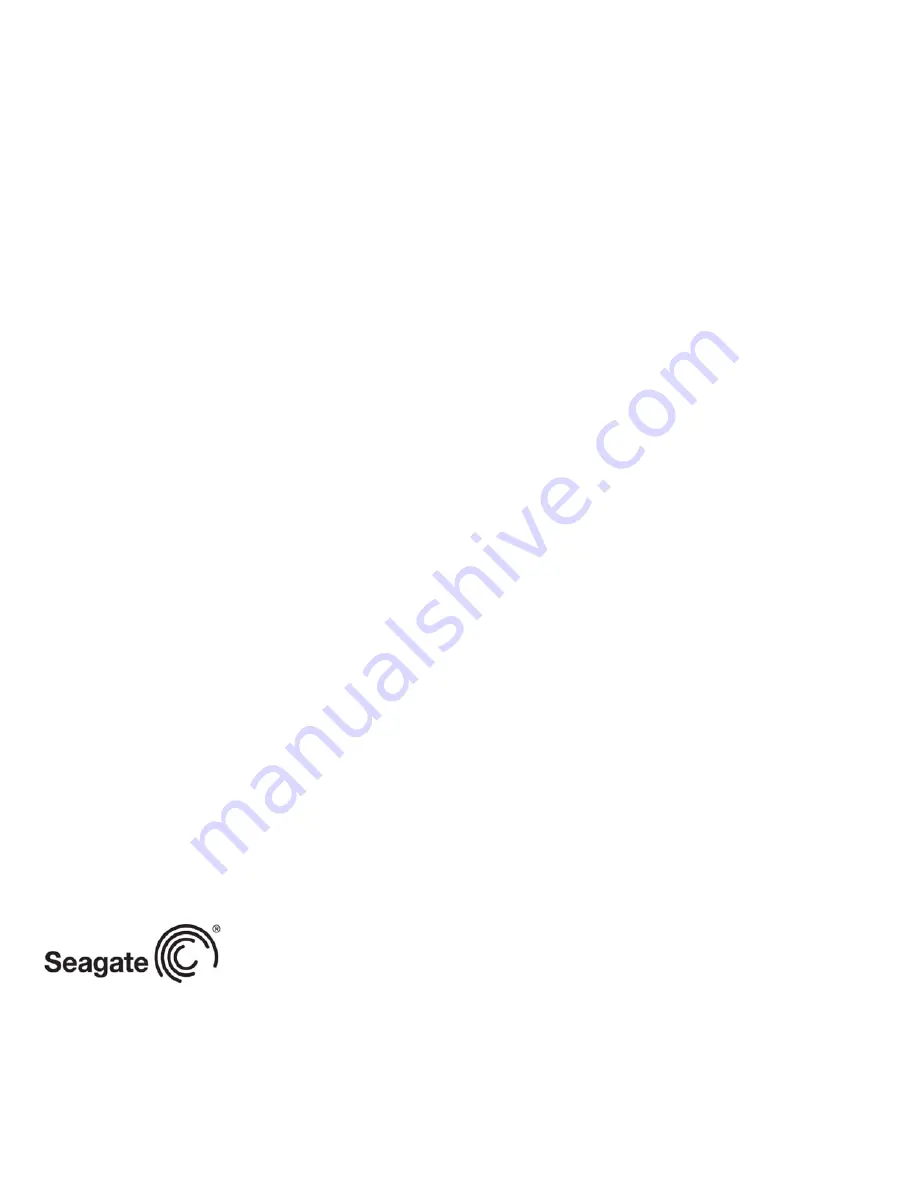 Seagate NAS ST2000VN000 Product Manual Download Page 40