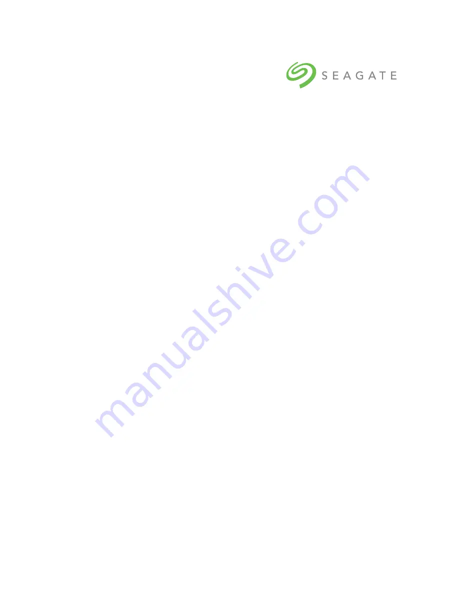 Seagate ST1000NM0008 Product Manual Download Page 1