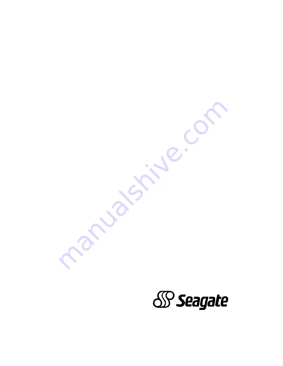 Seagate ST12450W Product Manual Download Page 3