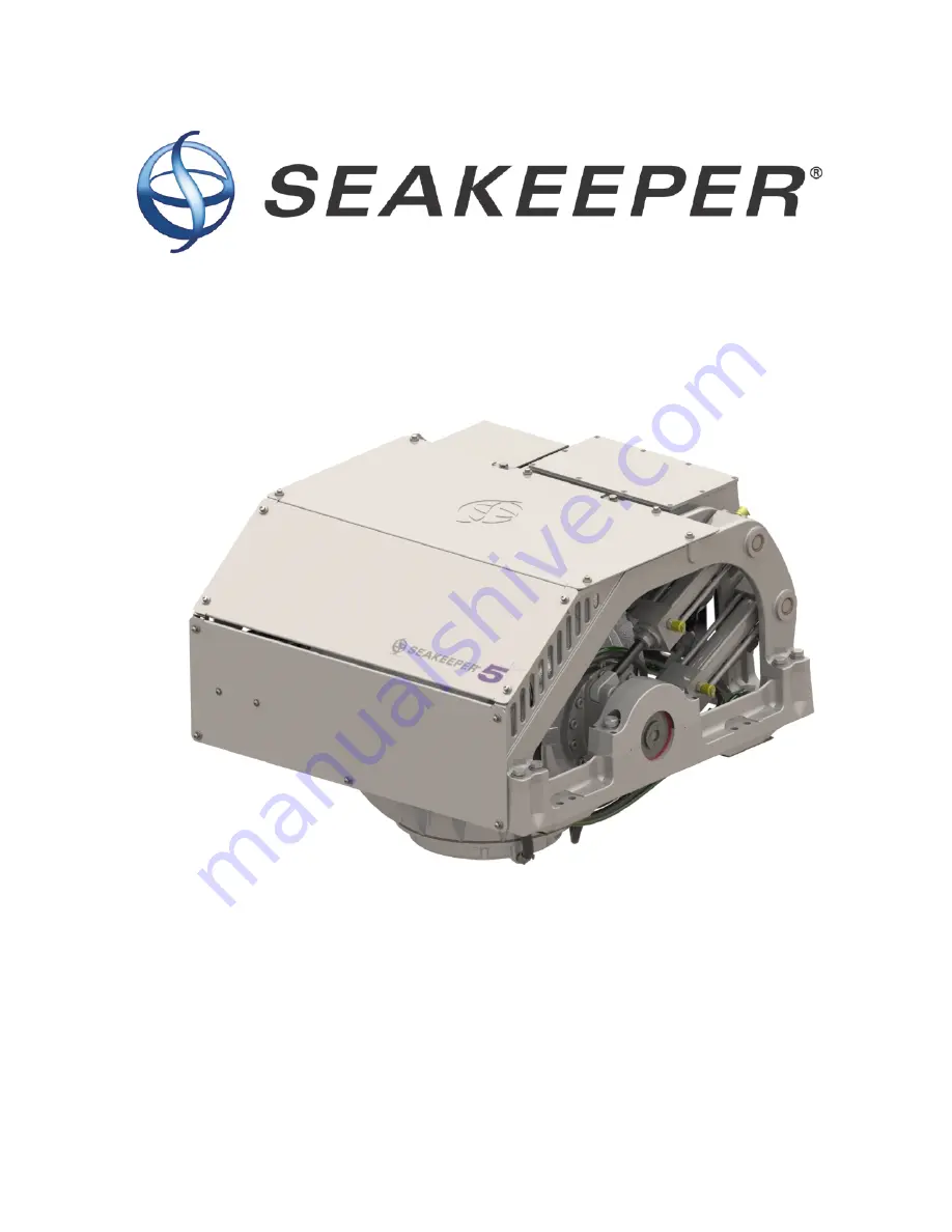 Seakeeper 5 GYRO Operation Manual Download Page 1