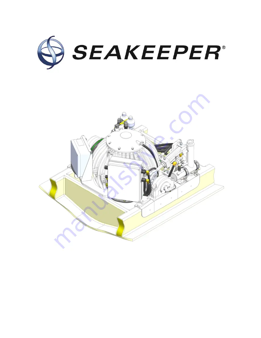 Seakeeper 5500 GYRO Installation Manual Download Page 1