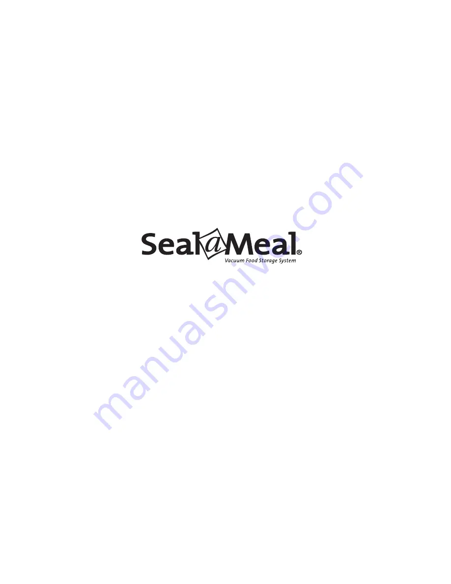 Seal-a-Meal FSSMSL0160-033 Reference Manual Download Page 8