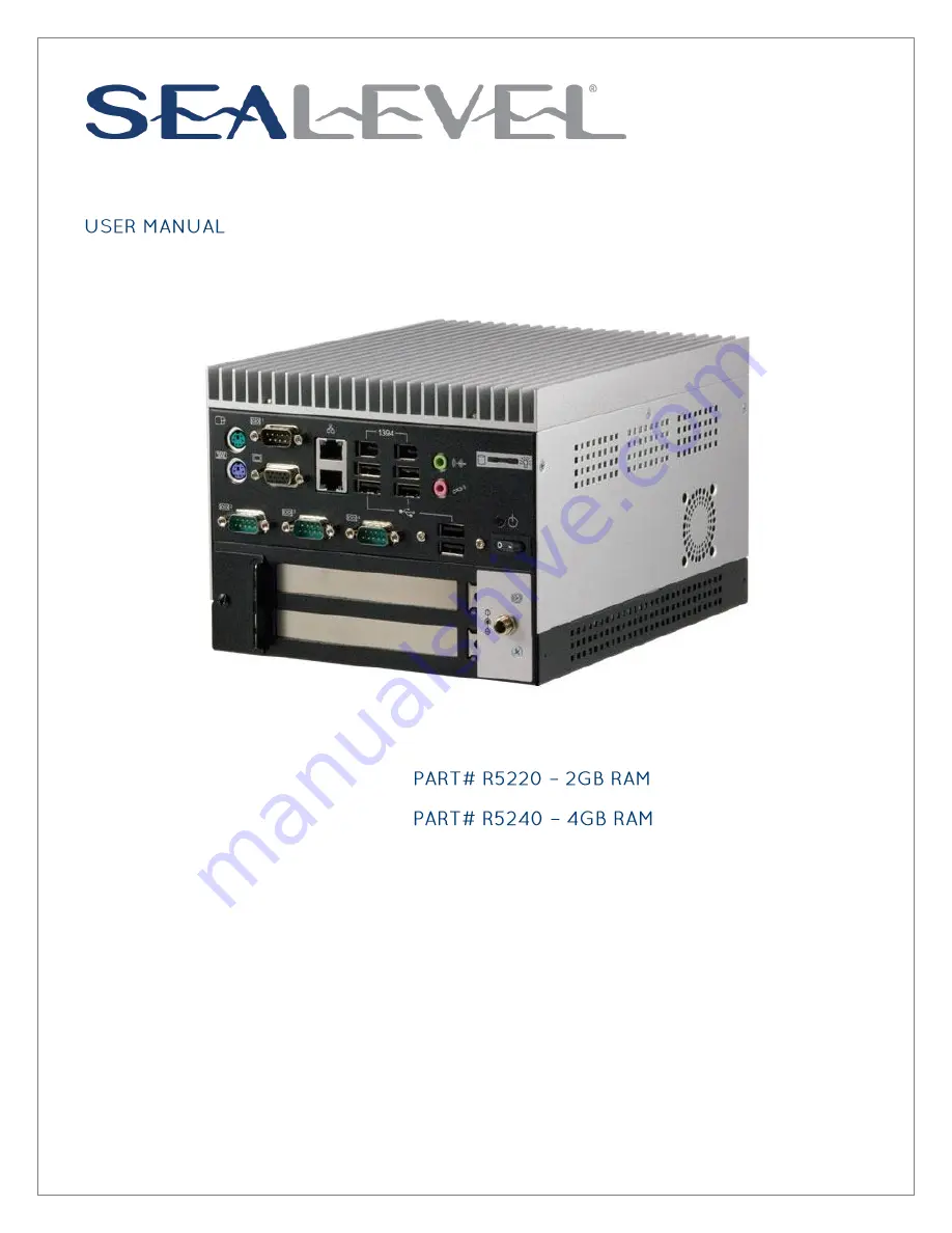 SeaLevel Relio R5200 Series User Manual Download Page 1