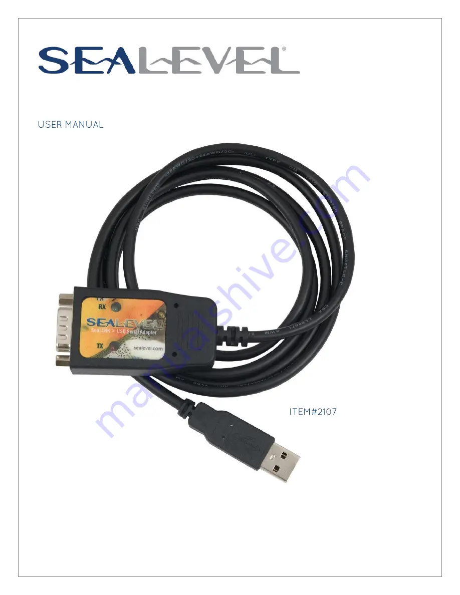 SeaLevel SeaLINK+485-DB9 2107 User Manual Download Page 1