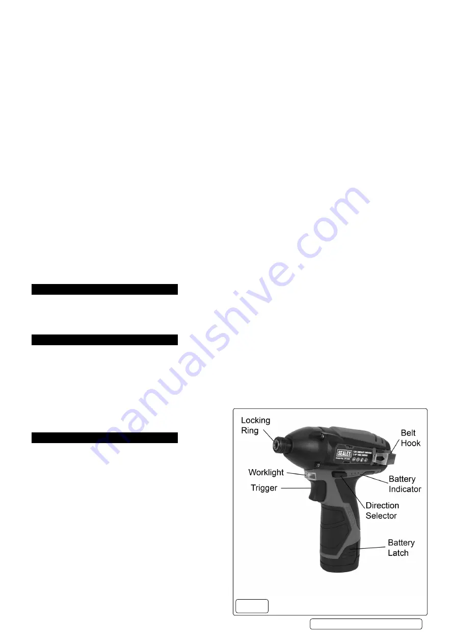 Sealey CP1203 Instructions Download Page 2