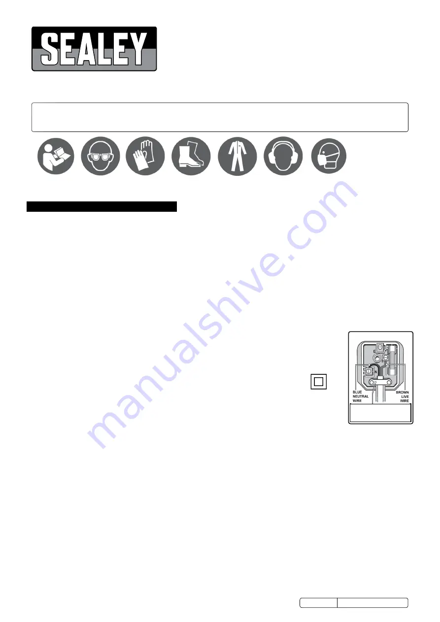 Sealey CP20VAG Instructions Download Page 1