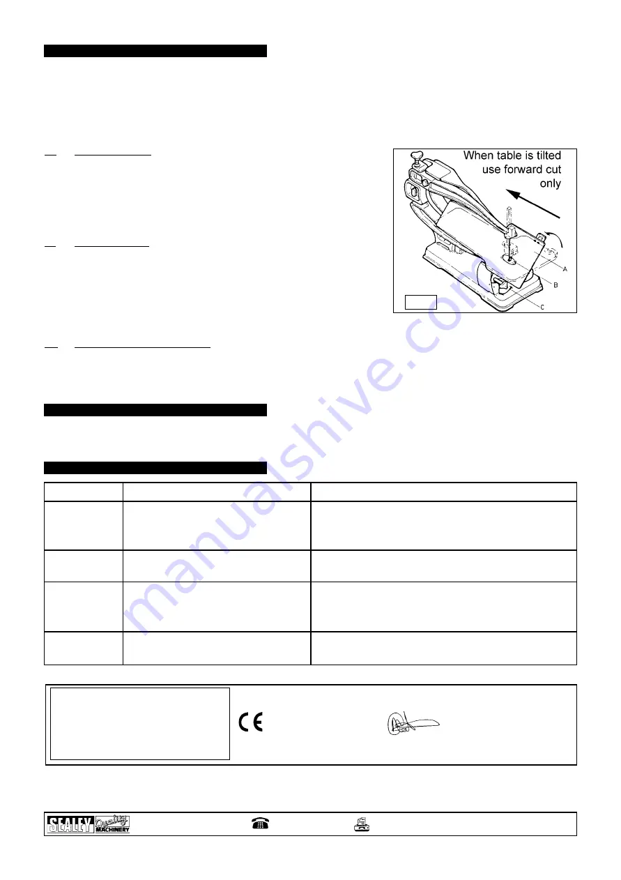 Sealey Quality MACHINERY SM44 Instructions Download Page 3