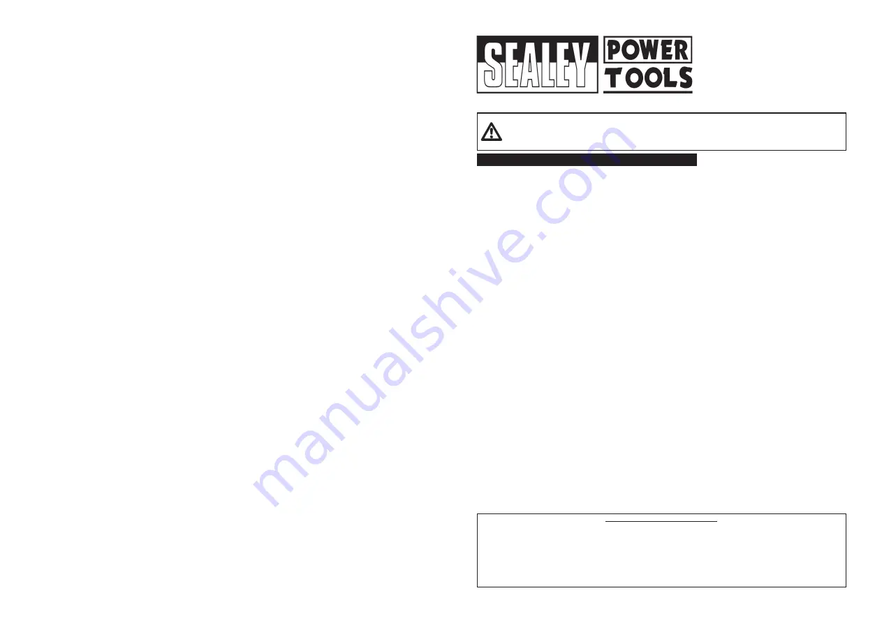 Sealey SA43.V3 Instructions Download Page 1