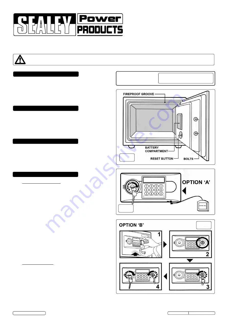 Sealey SCFS01 Instructions Download Page 1