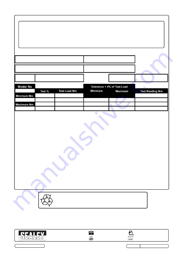 Sealey STW802 Instructions Download Page 2