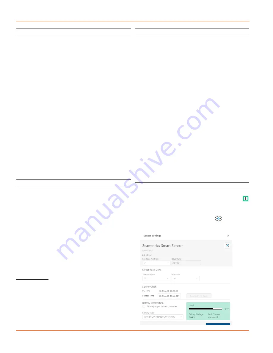 Seametrics CT2X Instructions For Use Manual Download Page 10