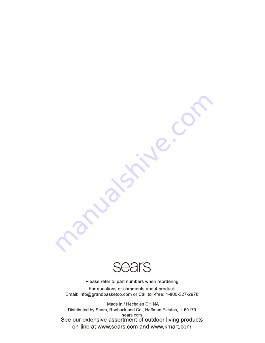 Sears 0-08983753-8 Use & Care Manual Download Page 17