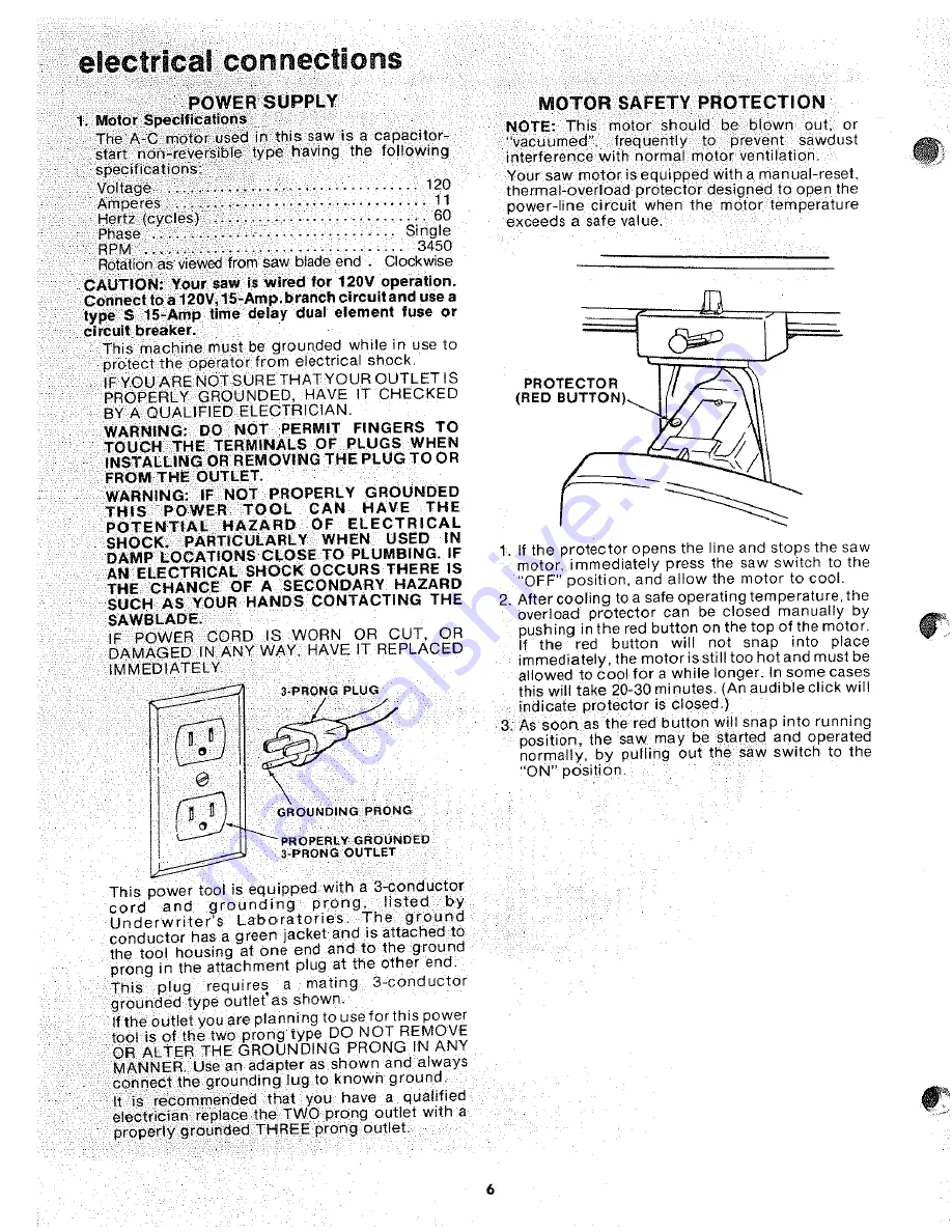 Sears 113.190600C Скачать руководство пользователя страница 6