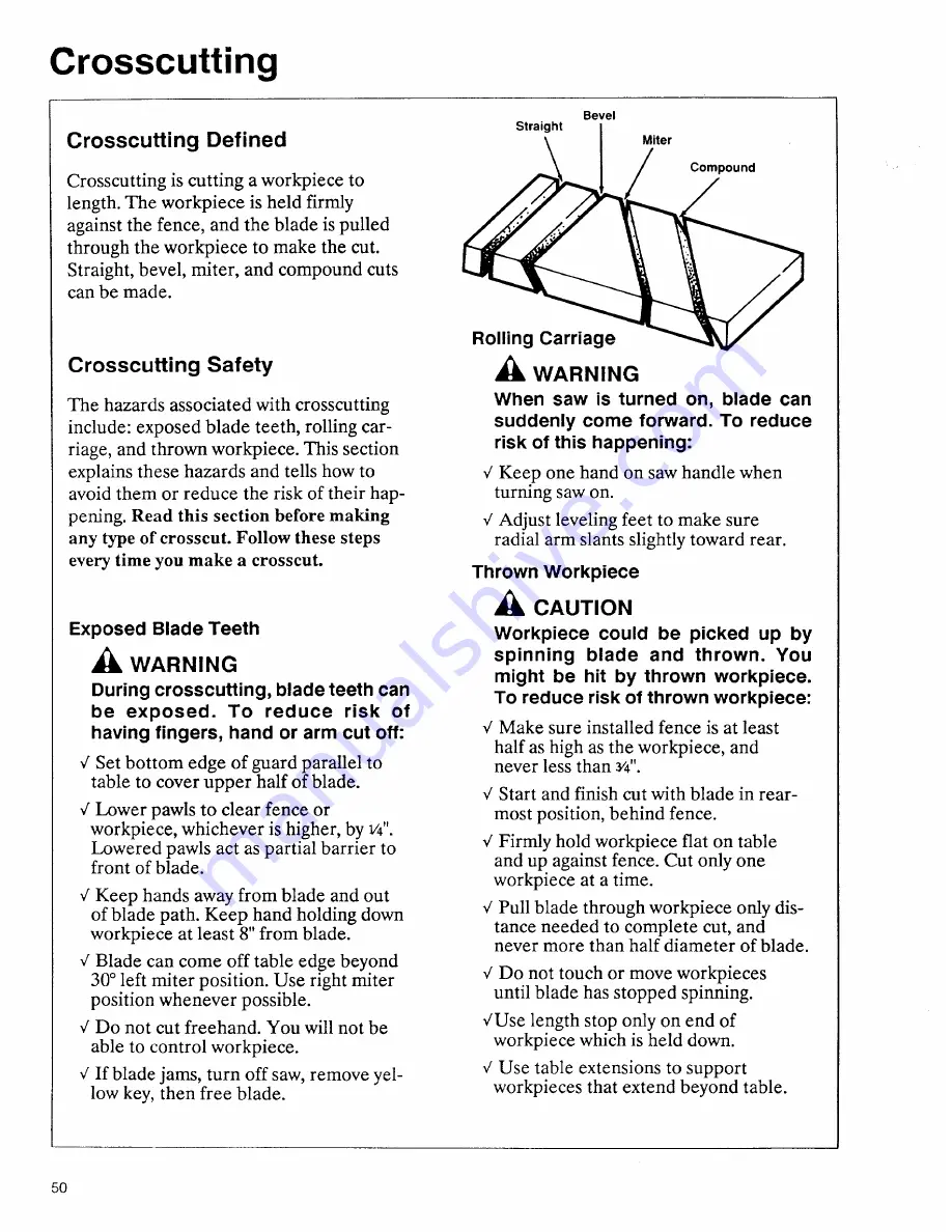 Sears 113.197111 Owner'S Manual Download Page 50