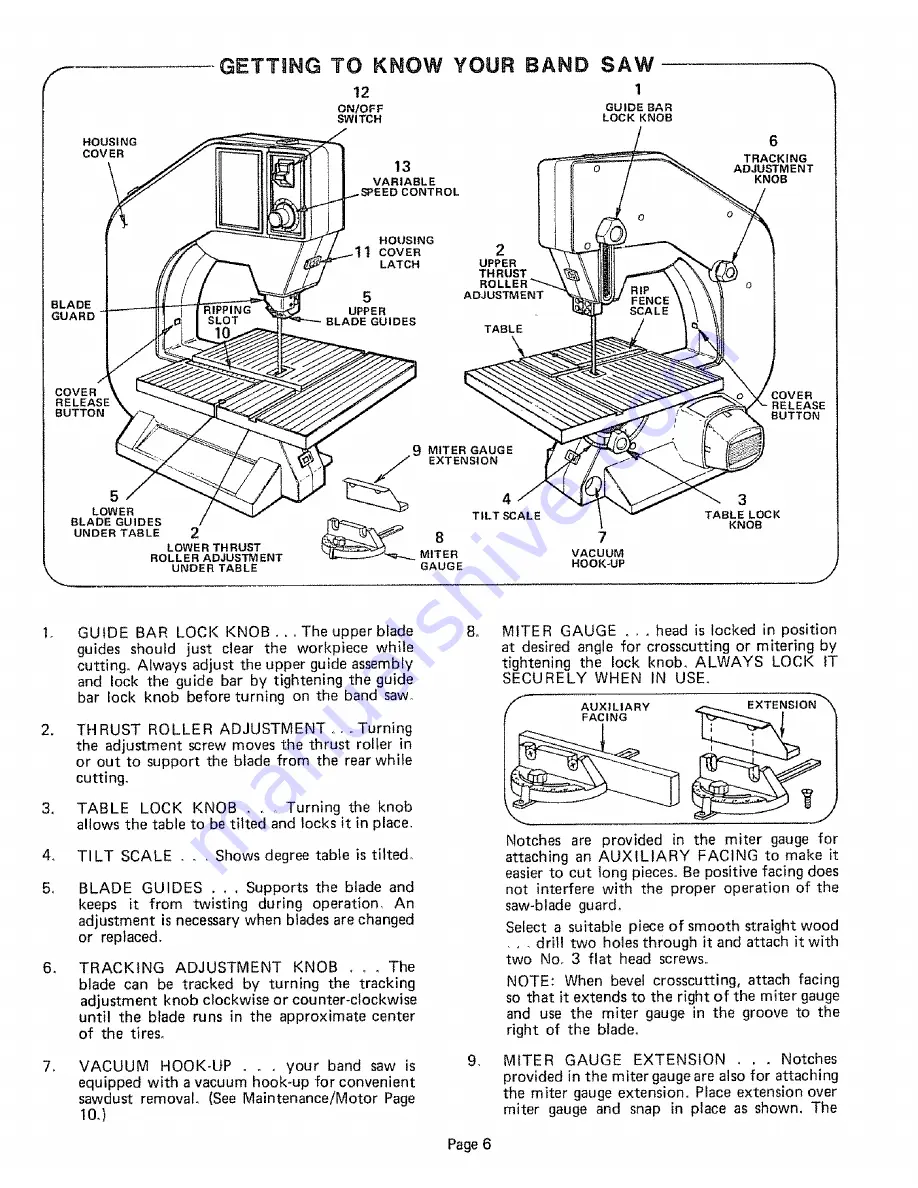 Sears 113.244200 Owner'S Manual Download Page 6