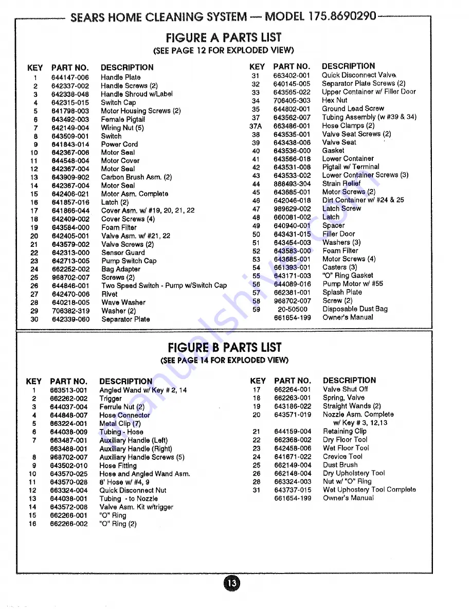 Sears 175 Owner'S Manual Download Page 13