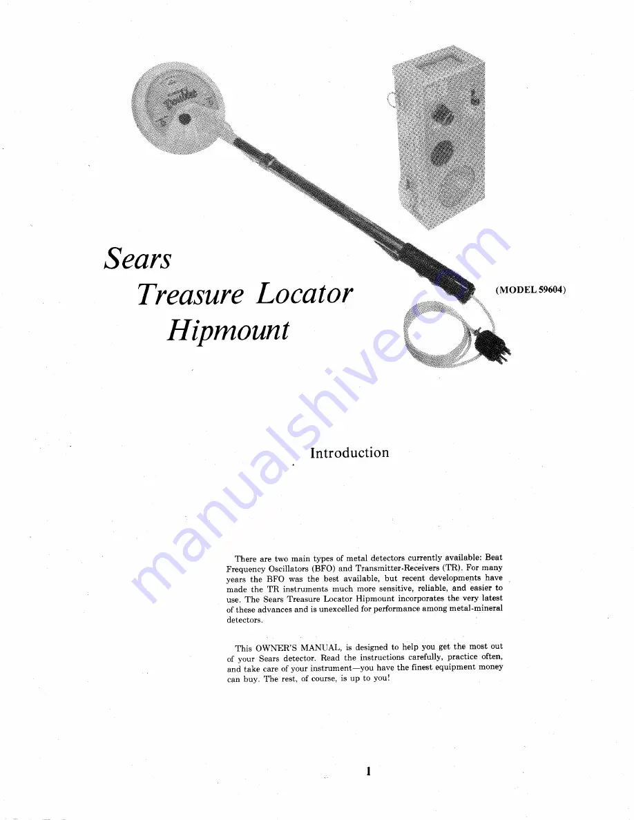 Sears 321.59604 Owner'S Manual Download Page 2