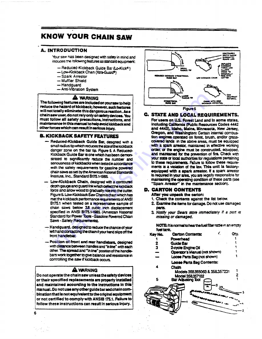 Sears 358.155063 Operator'S Manual Download Page 6