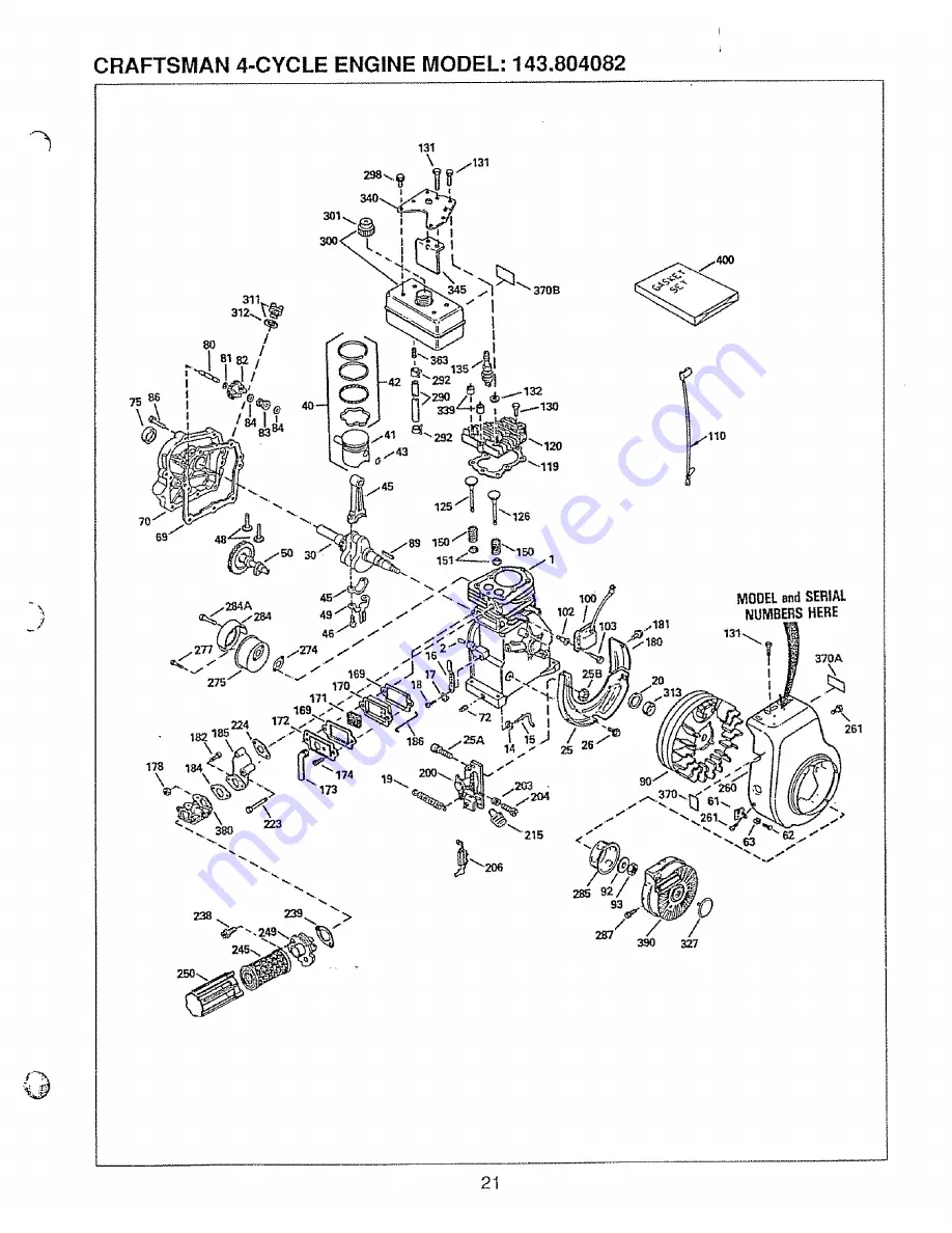 Sears 536.79751 Owner'S Manual Download Page 21