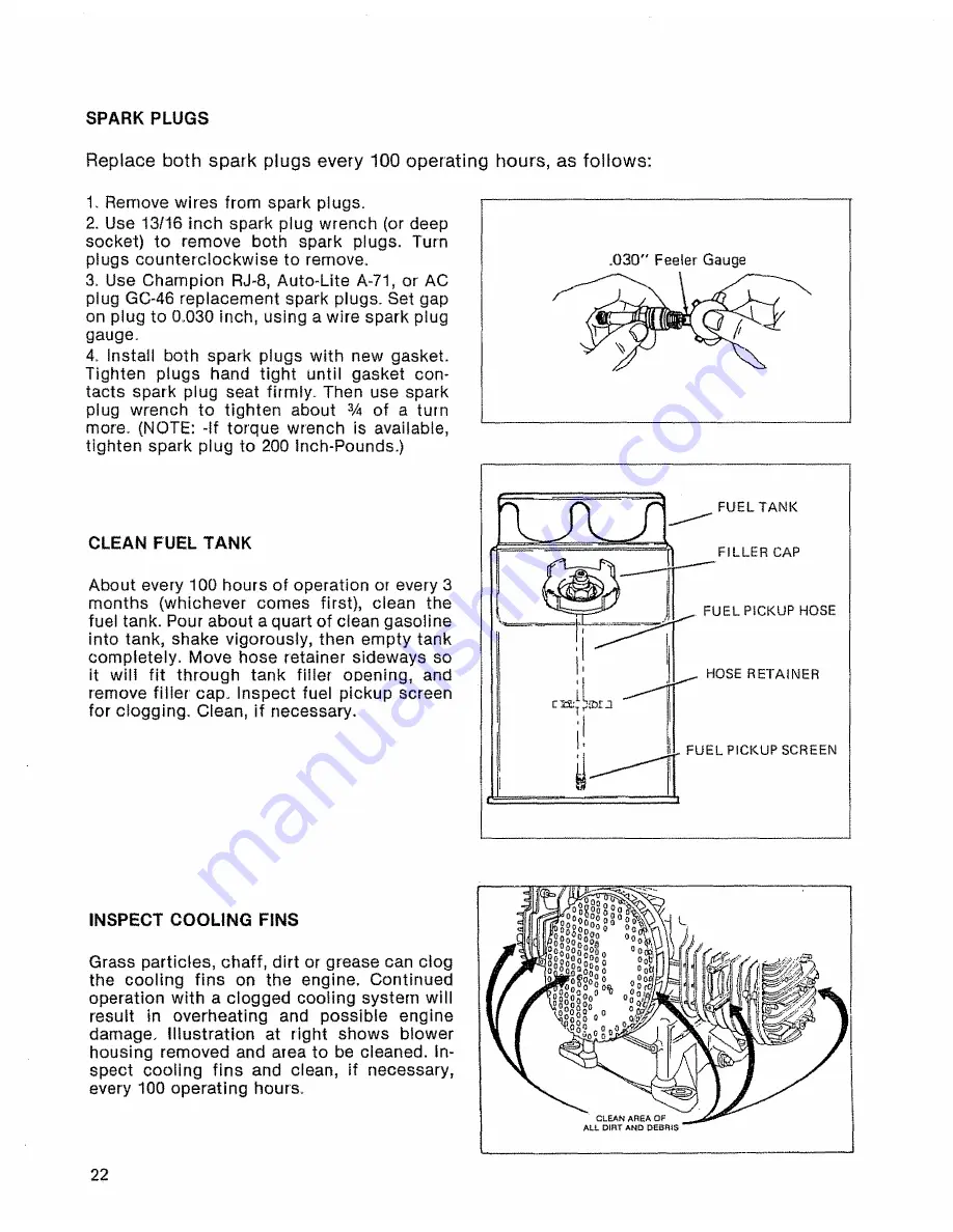 Sears 580.32601 Owner'S Manual Download Page 24