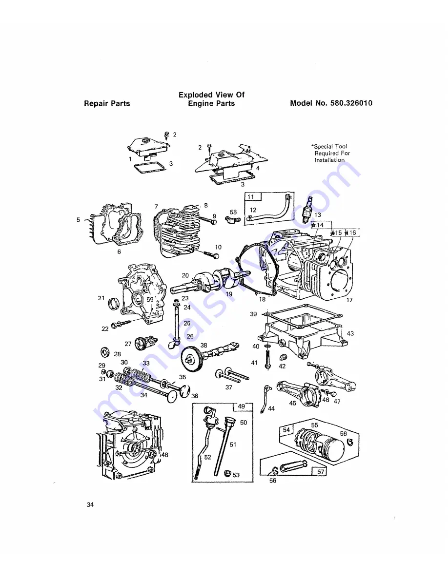 Sears 580.32601 Owner'S Manual Download Page 36