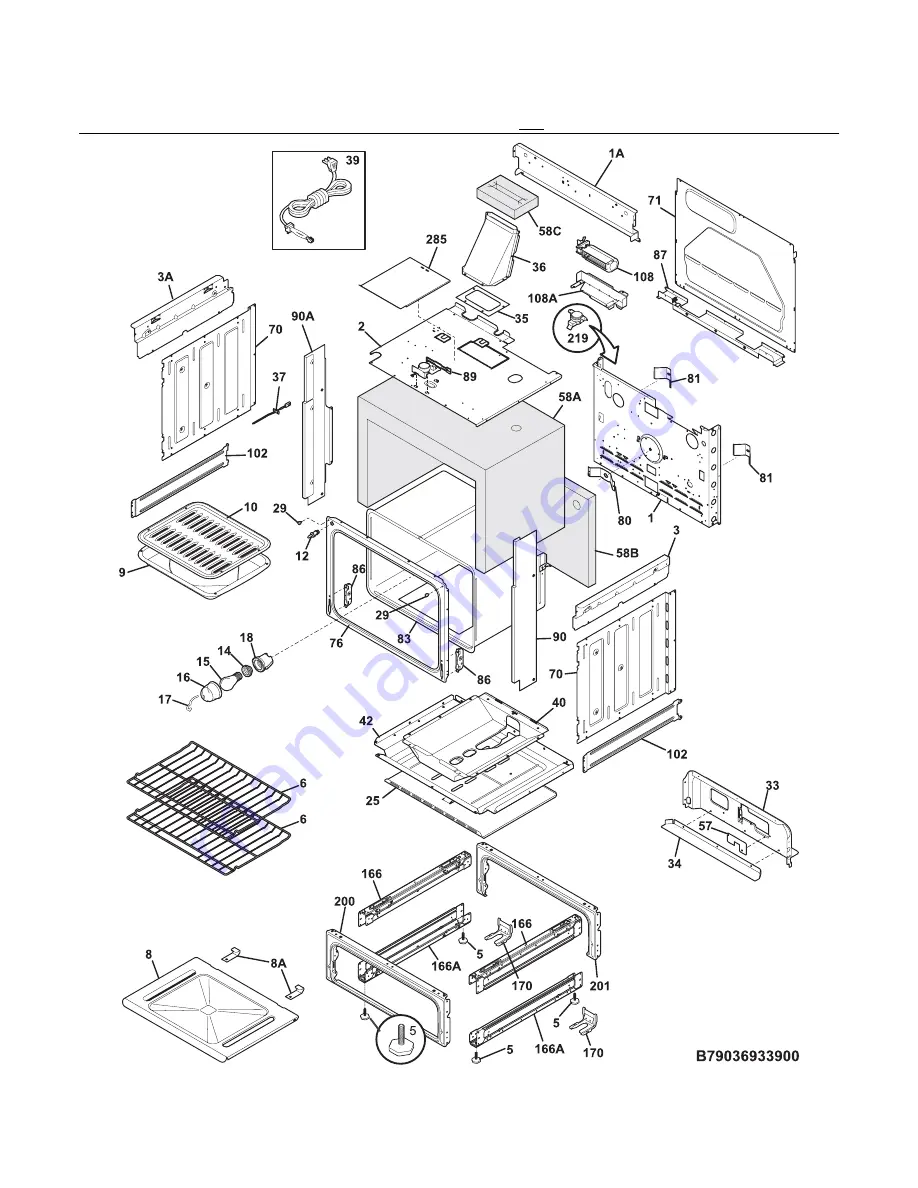 Sears 790.36933900 Repair Parts List Manual Download Page 8