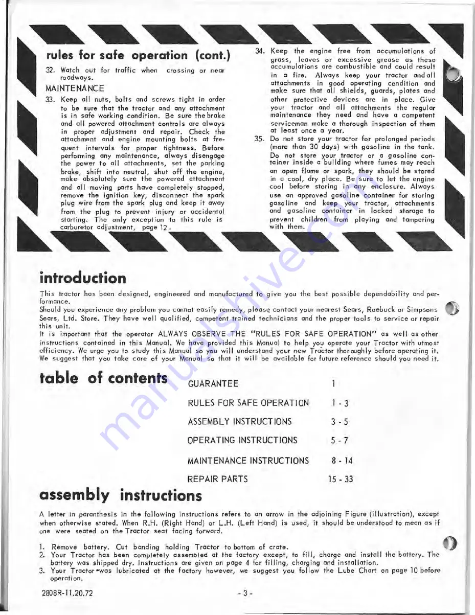 Sears 917.25740 Owner'S Manual Download Page 4