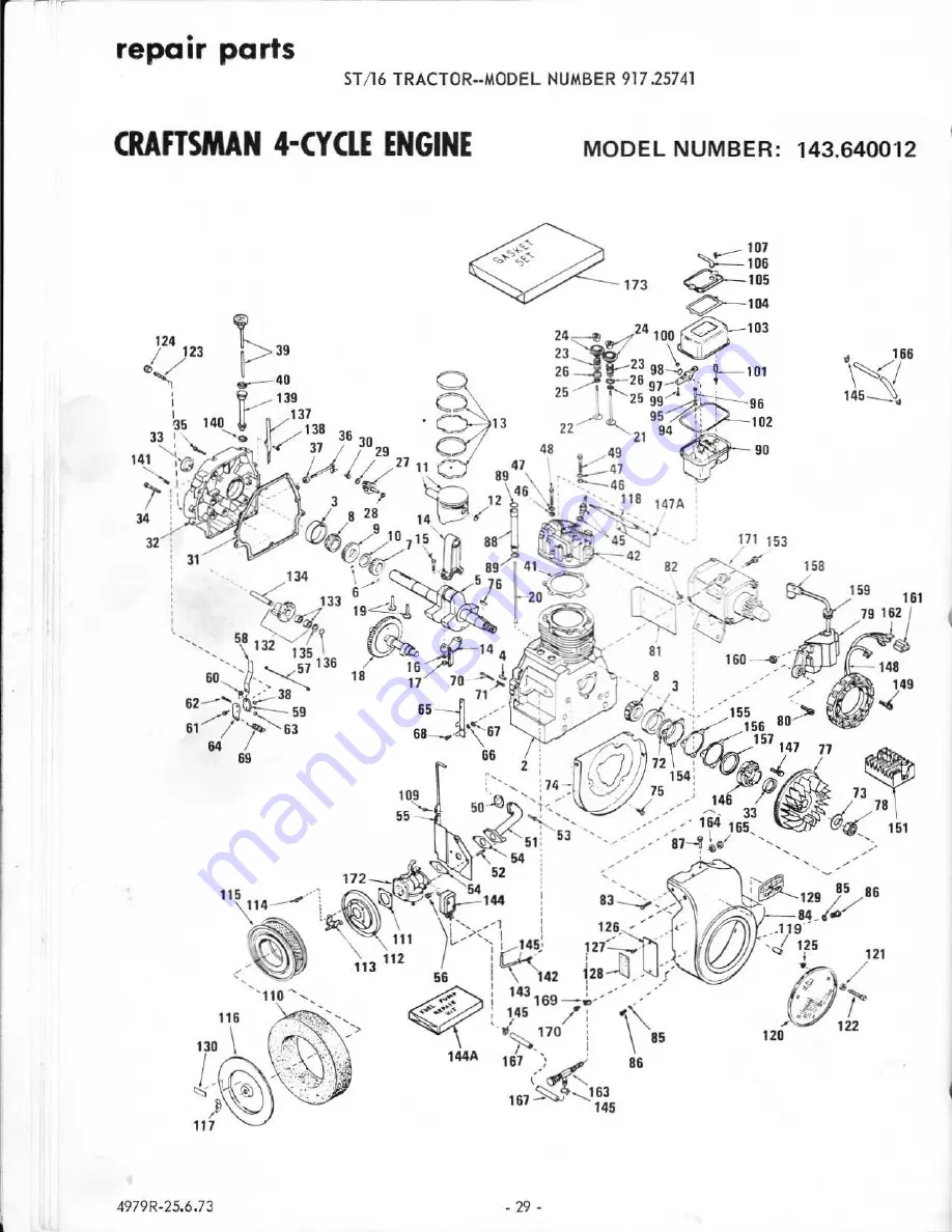 Sears 917.25741 Скачать руководство пользователя страница 30