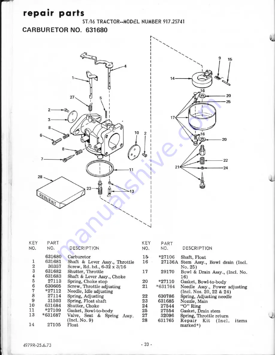 Sears 917.25741 Скачать руководство пользователя страница 34