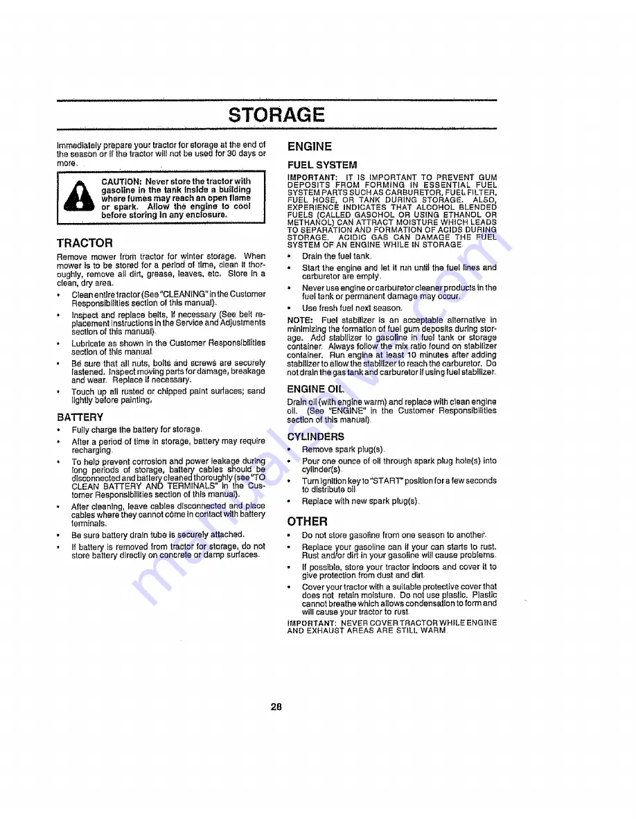 Sears 917.258670 Owner'S Manual Download Page 28