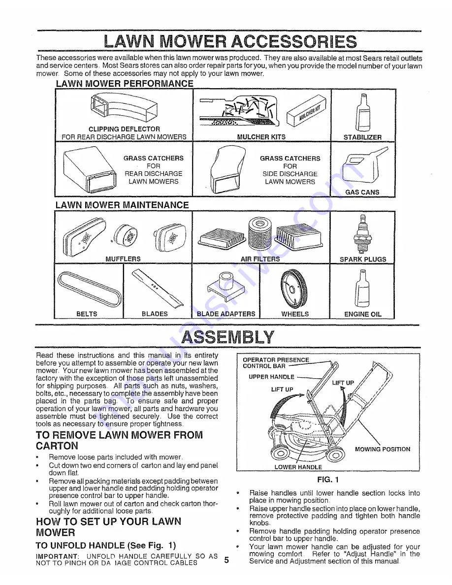 Sears 917.376210 Owner'S Manual Download Page 5