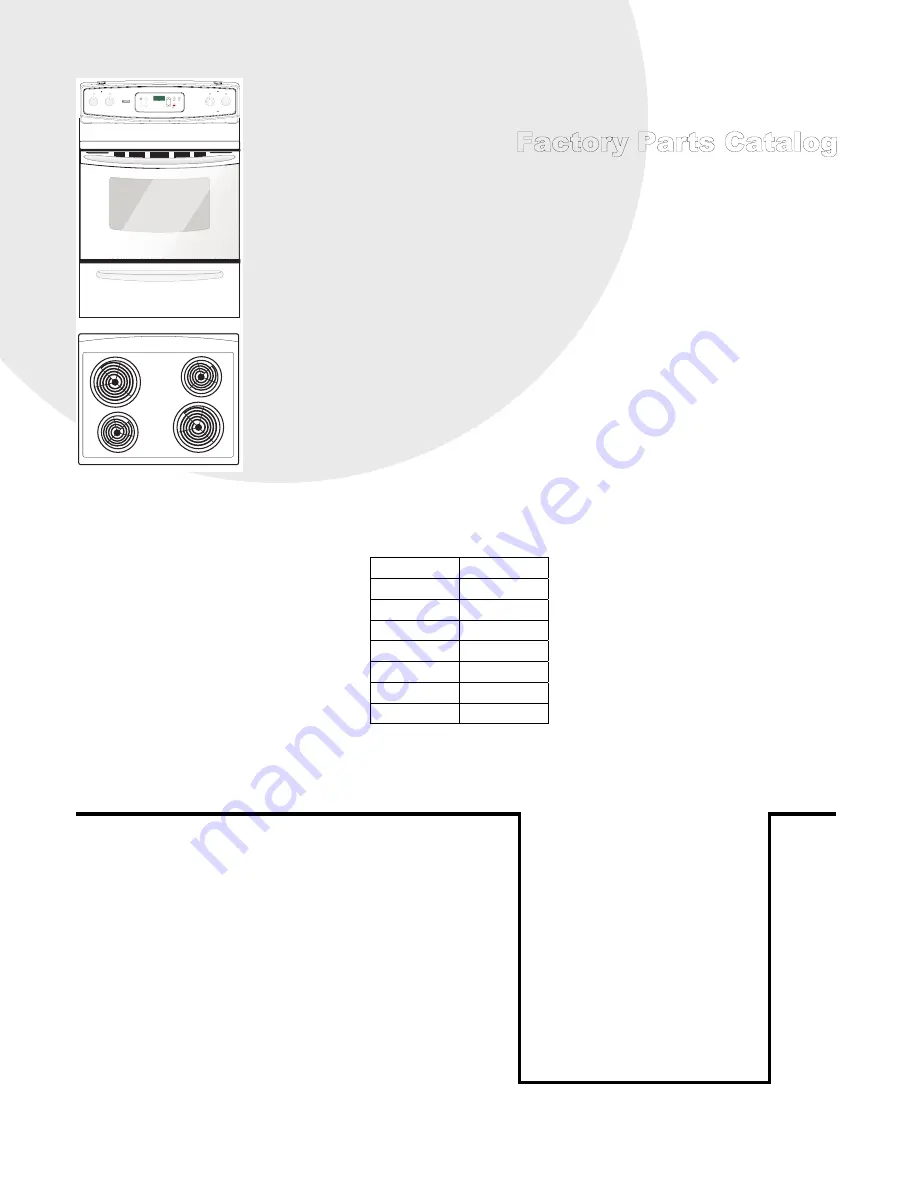 Sears C970-5121 Factory Parts Catalog Download Page 1