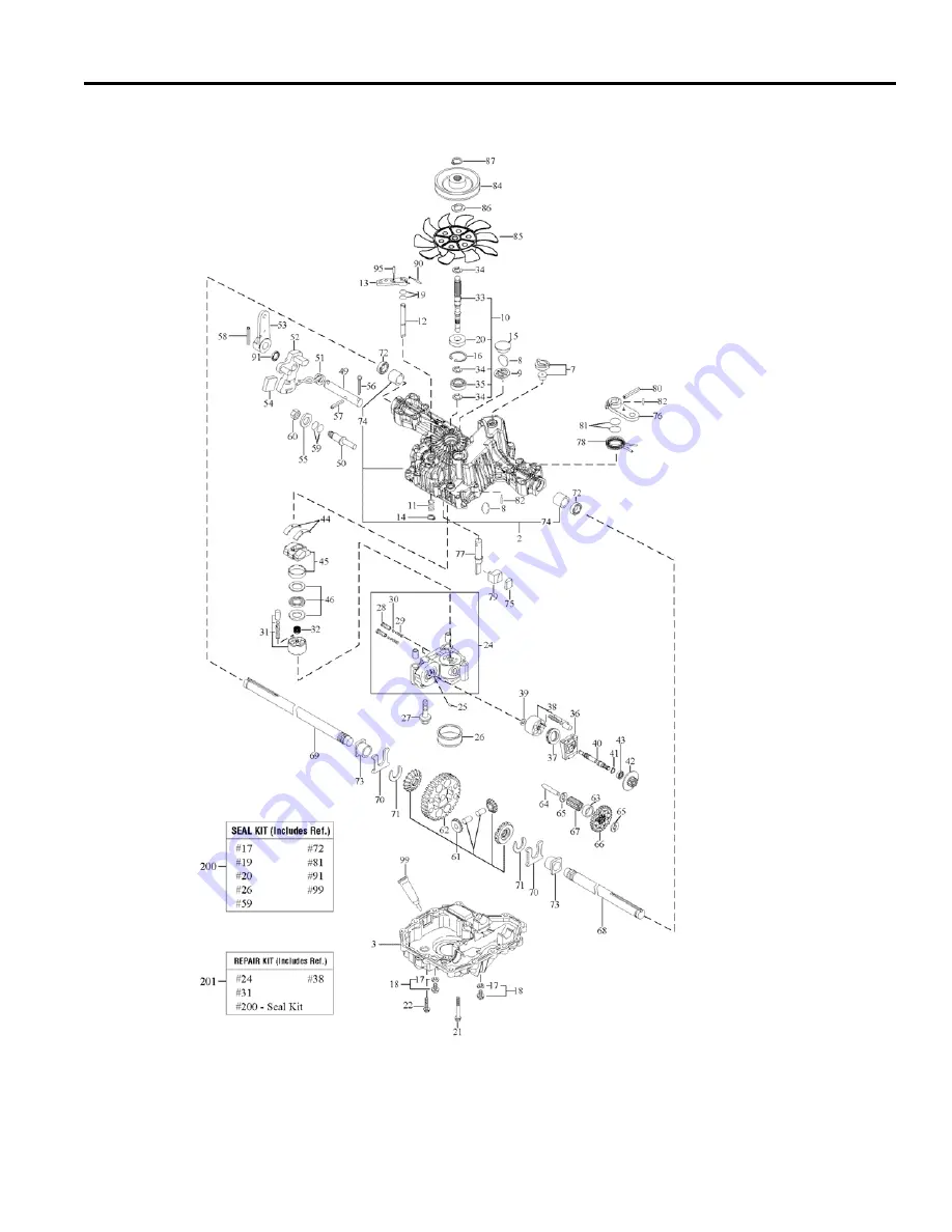 Sears Craftsman 107.250040 Operator'S Manual Download Page 62