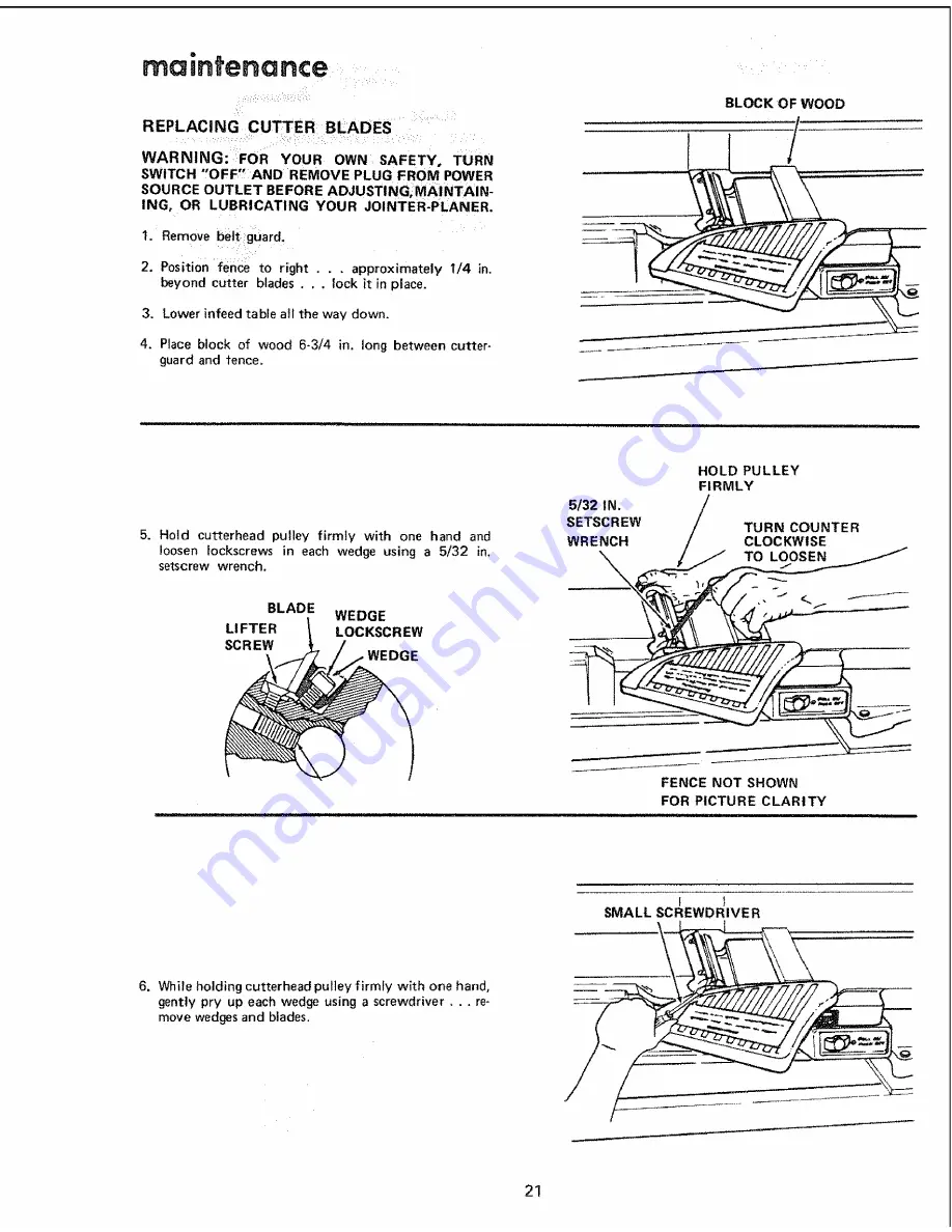 Sears Craftsman 113.20680 Owner'S Manual Download Page 21