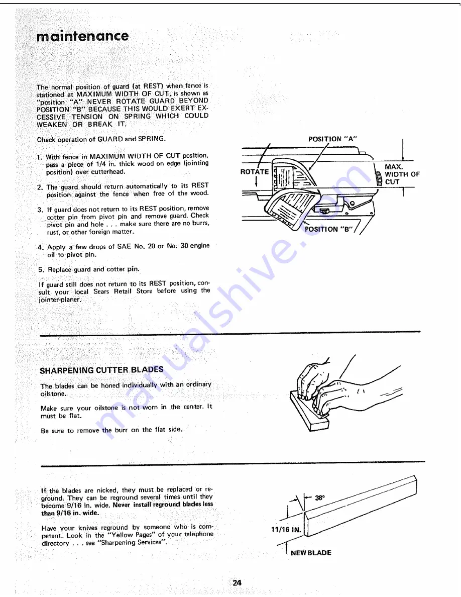 Sears Craftsman 113.20680 Owner'S Manual Download Page 24