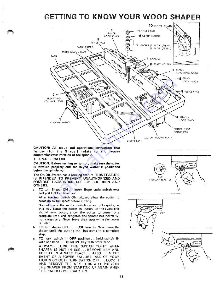 Sears Craftsman 113.239201 Owner'S Manual Download Page 13