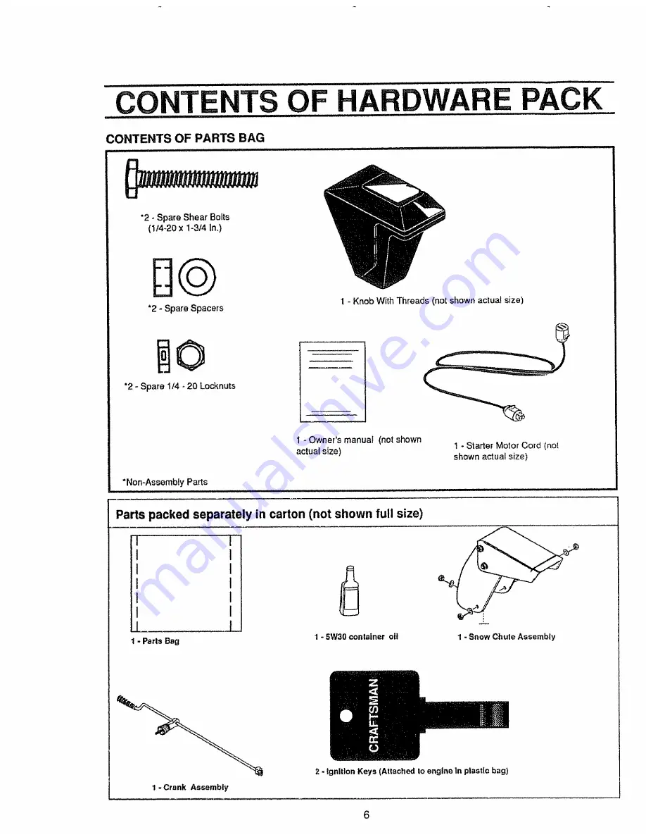 Sears Craftsman 536.886121 Скачать руководство пользователя страница 6