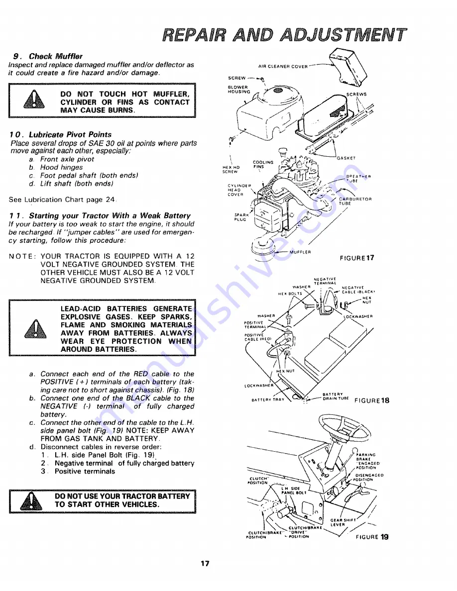 Sears Craftsman 917.254630 Скачать руководство пользователя страница 17