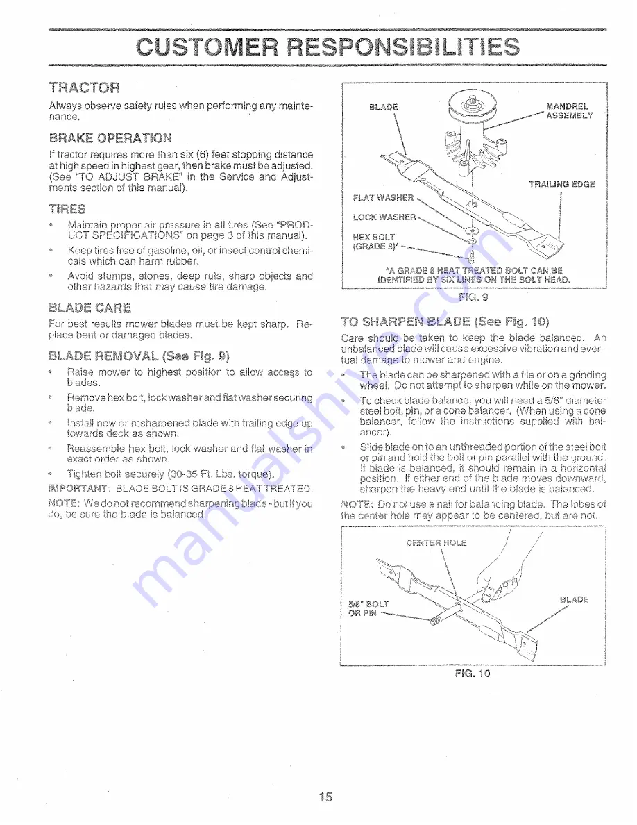 Sears Craftsman 917.256451 Owner'S Manual Download Page 127