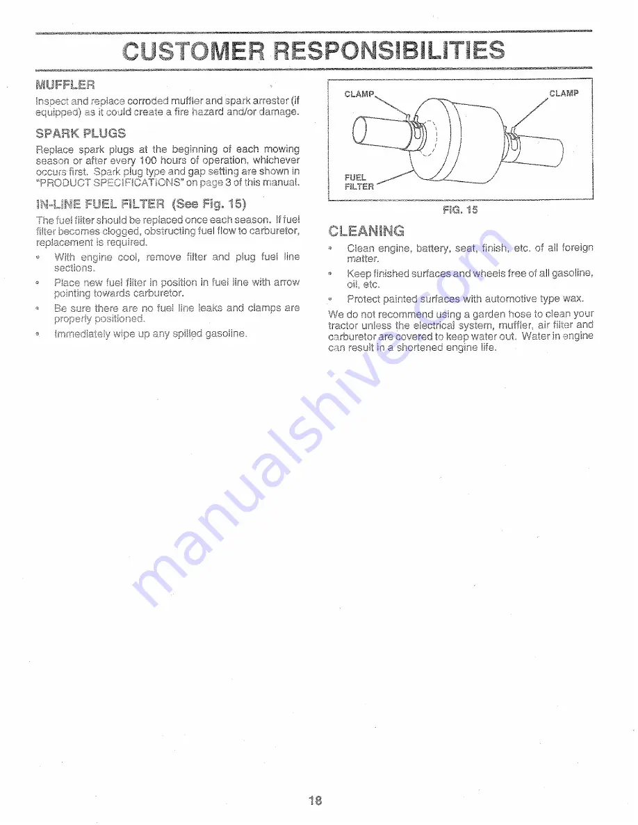 Sears Craftsman 917.256451 Скачать руководство пользователя страница 186