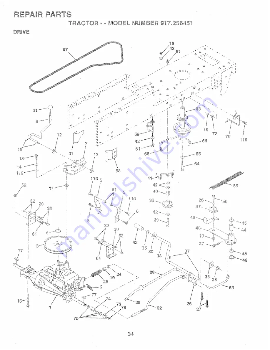 Sears Craftsman 917.256451 Скачать руководство пользователя страница 202